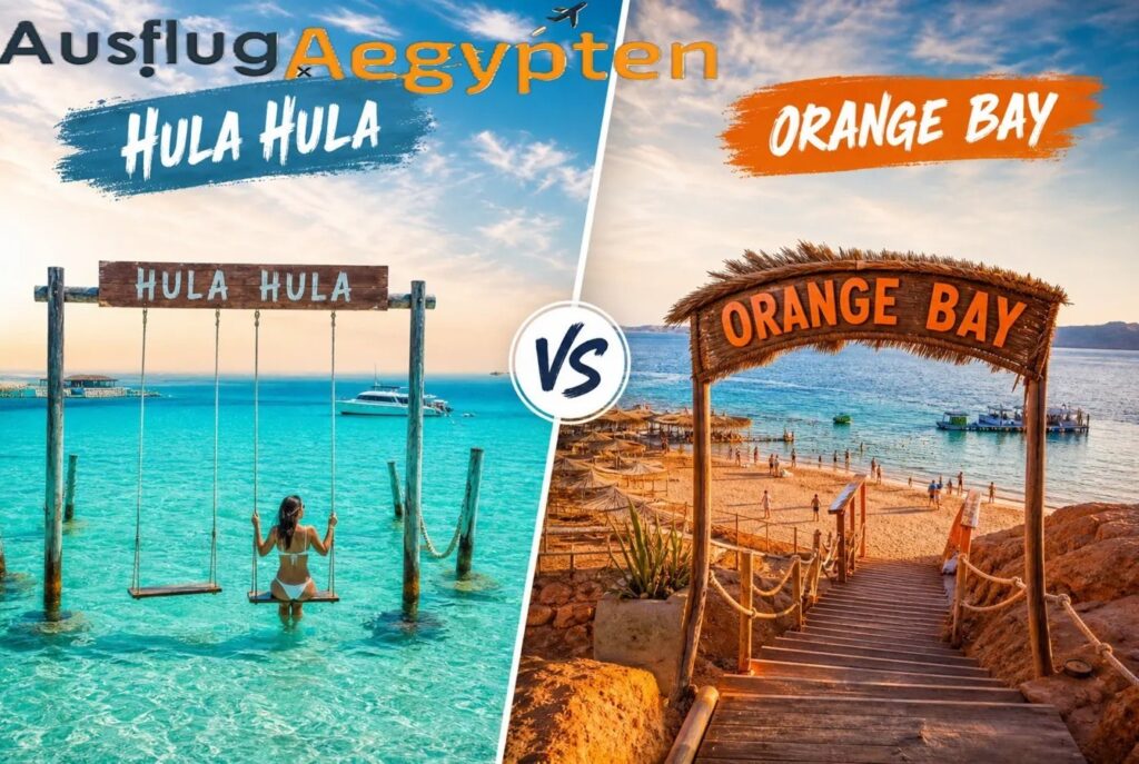 Orange Bay vs. Hula Hula Insel: Welche Tour lohnt sich mehr? - Ausflugvergleich in Hurghada